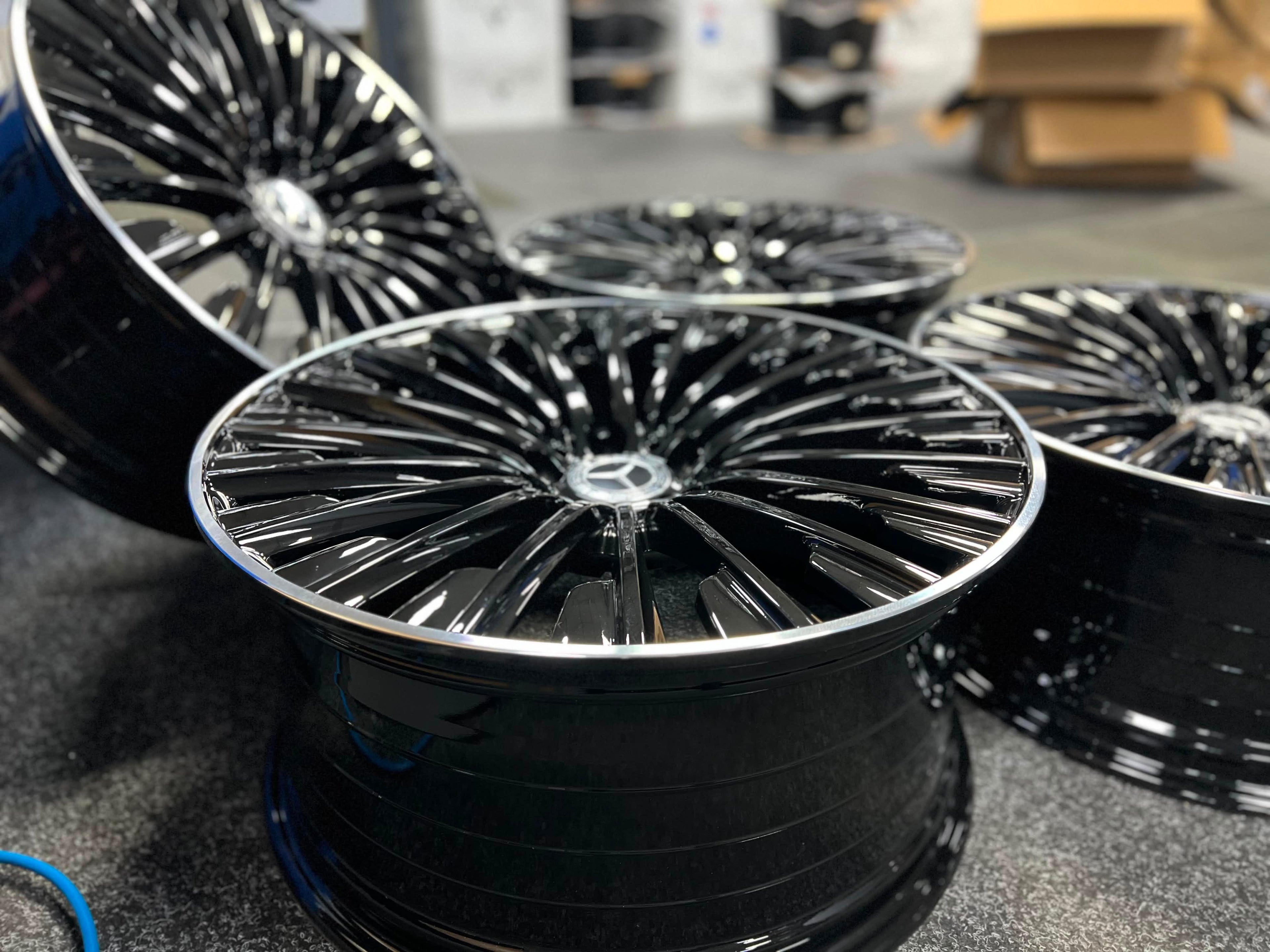20" Turbine Twisted Multispoke Styling Alloy Wheels