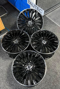 20" Turbine Twisted Multispoke Styling Alloy Wheels