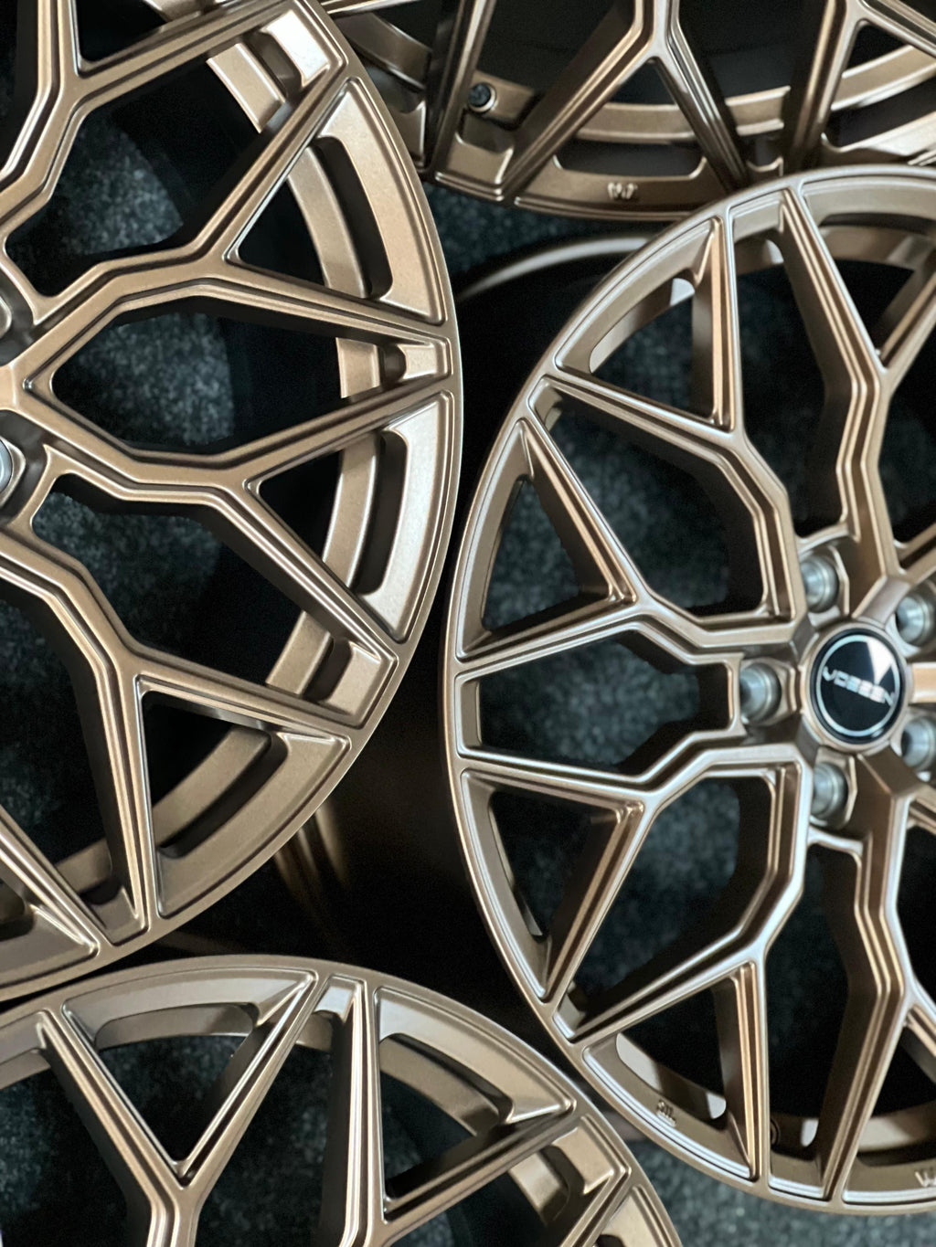 19" RF108 Riviera HF2 Styling Wheels In Desert Bronze