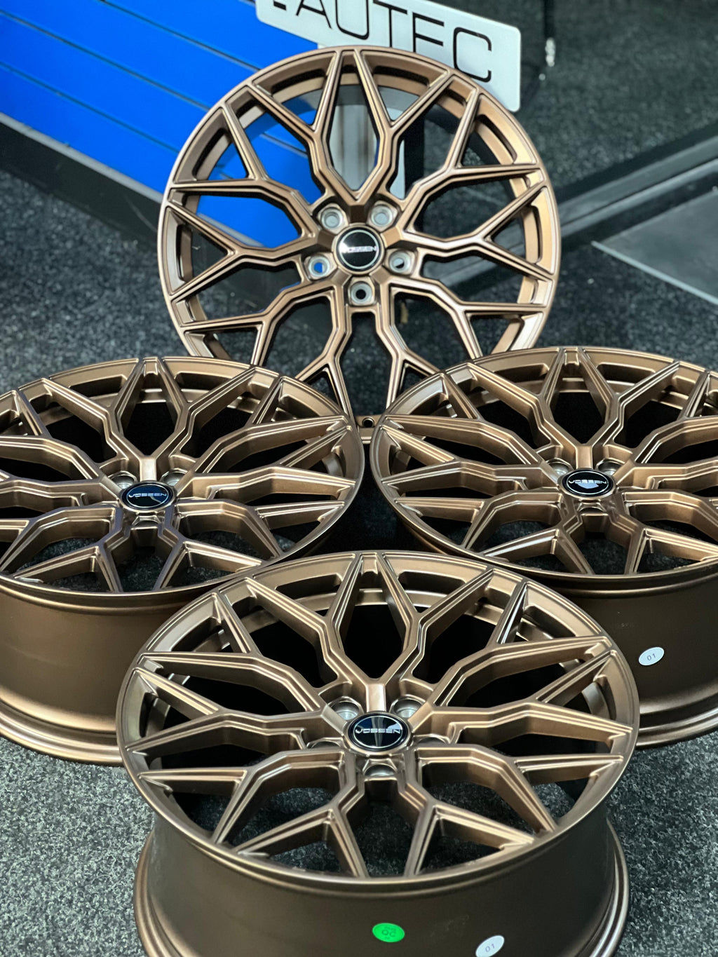 19" RF108 Riviera HF2 Styling Wheels In Desert Bronze
