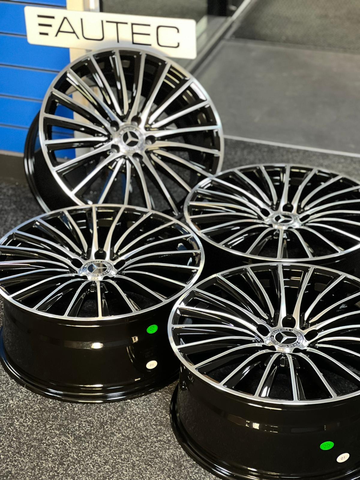 19" TWISTED SPOKE TRIDENT Alloy Wheels For Mercedes Benz AMG