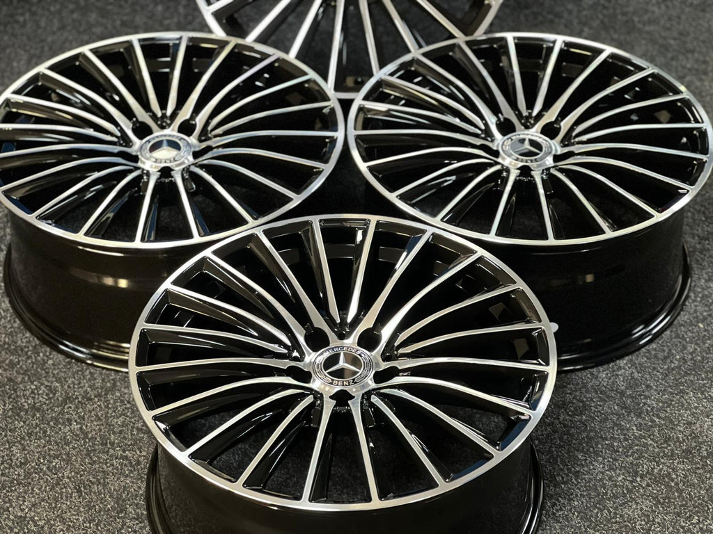 19" TWISTED SPOKE TRIDENT Alloy Wheels For Mercedes Benz AMG