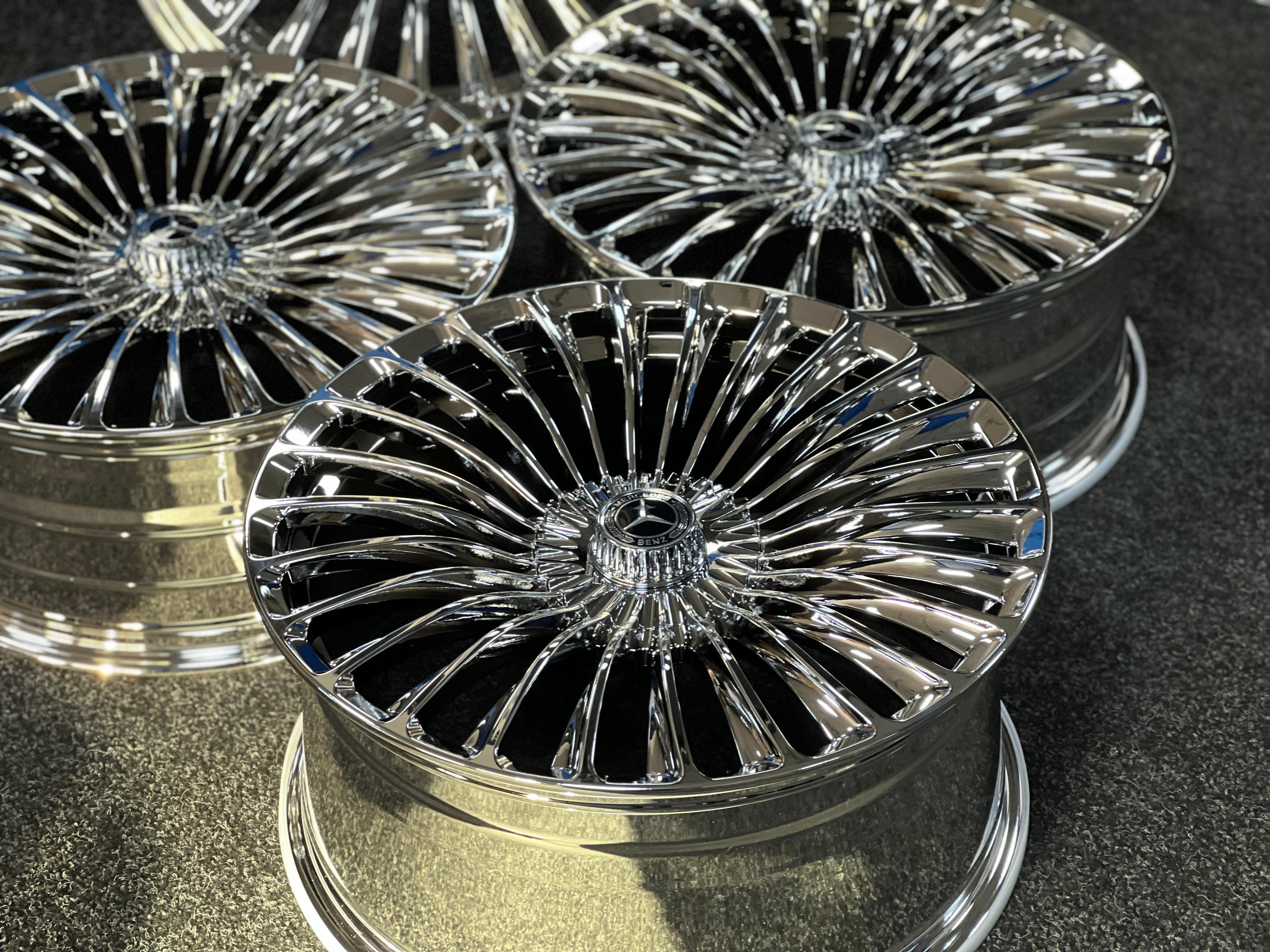 20" Maybach American Chrome Styling Wheels For Mercedes Benz