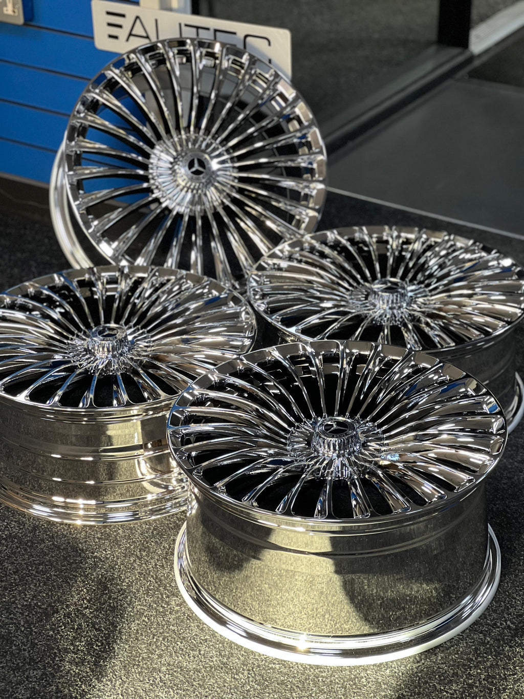 19" Maybach American Chrome Styling Alloy Wheels For Mercedes Benz