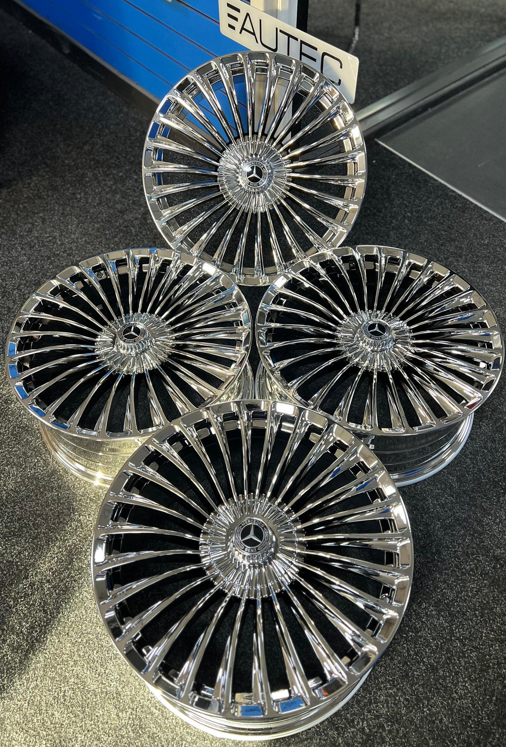 20" Maybach American Chrome Styling Wheels For Mercedes Benz