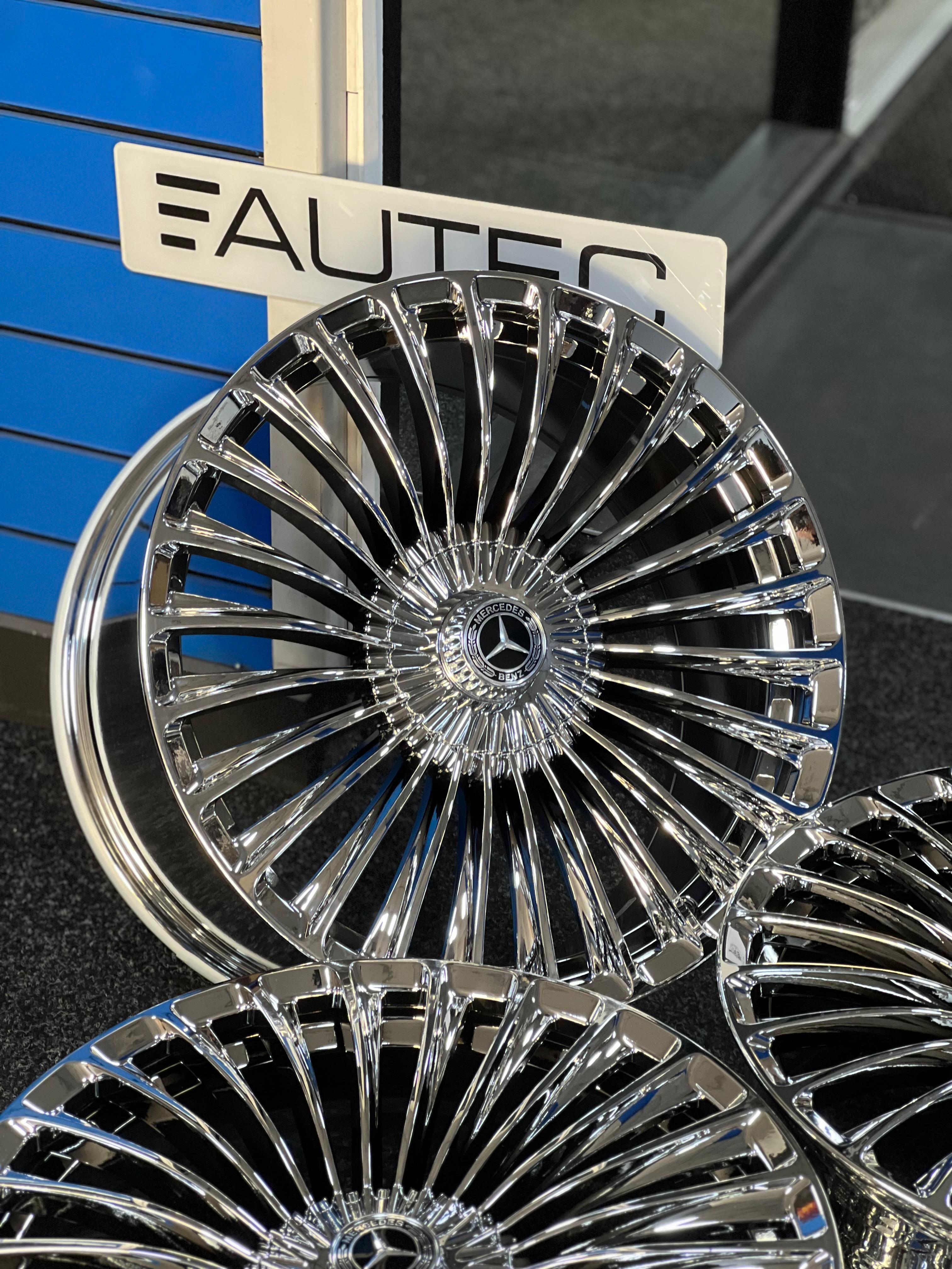 20" Maybach American Chrome Styling Wheels For Mercedes Benz