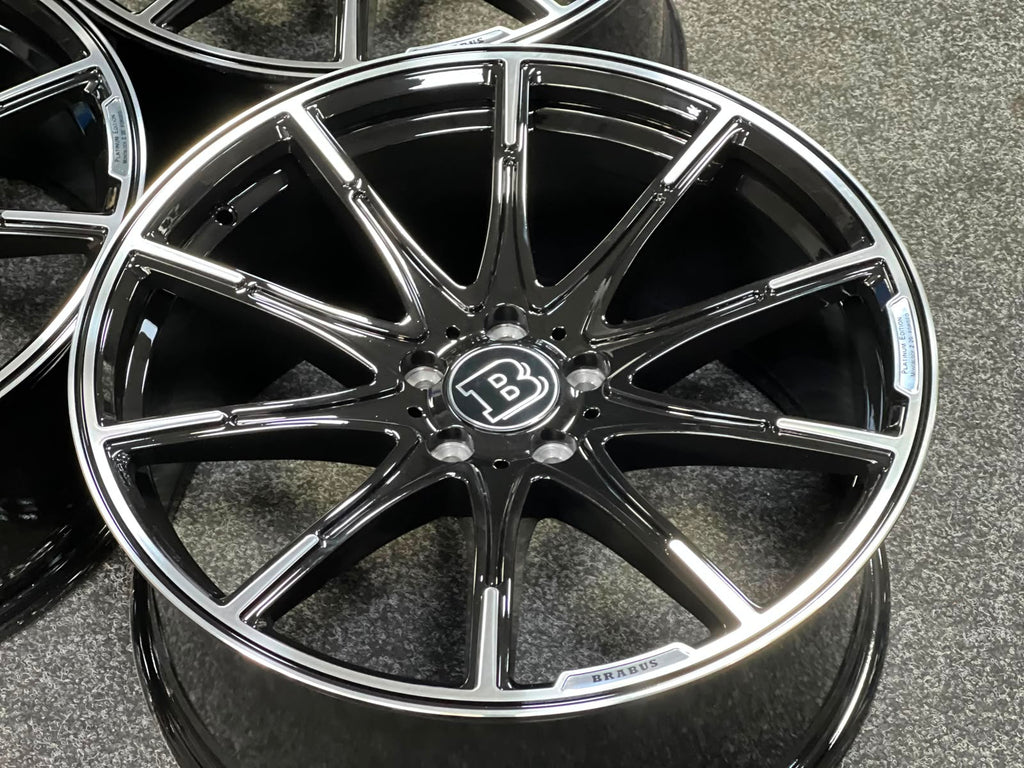 20" MONOBLOCK Platinum Styling Staggered Wheels For Mercedes Benz