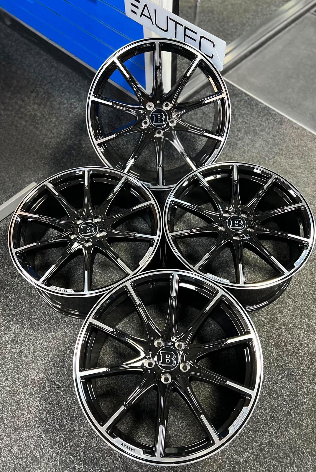 20" MONOBLOCK Platinum Styling Staggered Wheels For Mercedes Benz