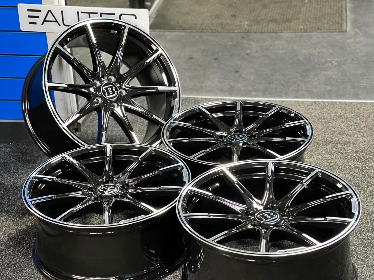 20" MONOBLOCK Platinum Styling Staggered Wheels For Mercedes Benz